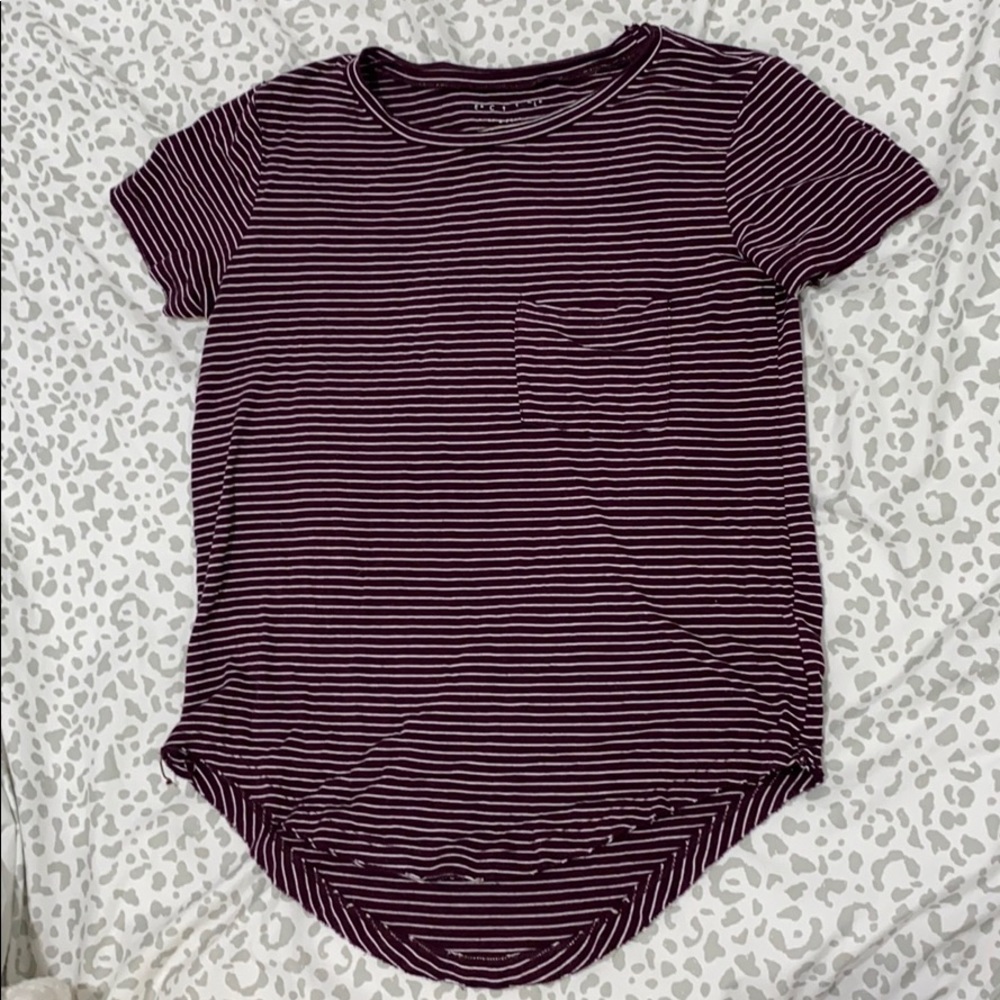 american eagle striped tshirt